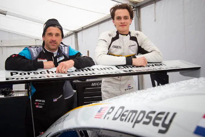 Patrick Dempsey en Max van Splunteren Spa Francorchamps