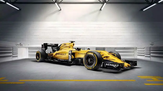 Renault F1 RS16 zijkant
