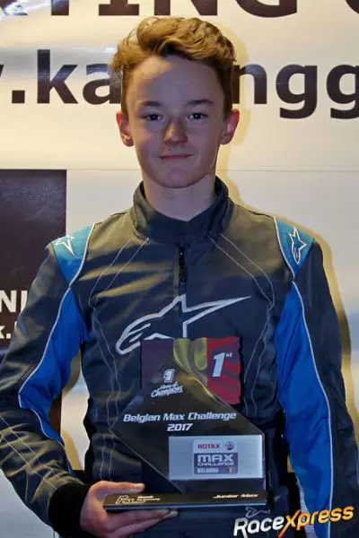 Ilian Bruynseels podium