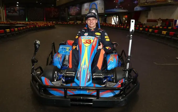 Max Verstappen Inddor Kart China Formule 1