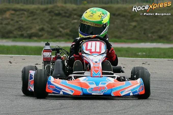 Senna Versluijs in actie naar de overwinning