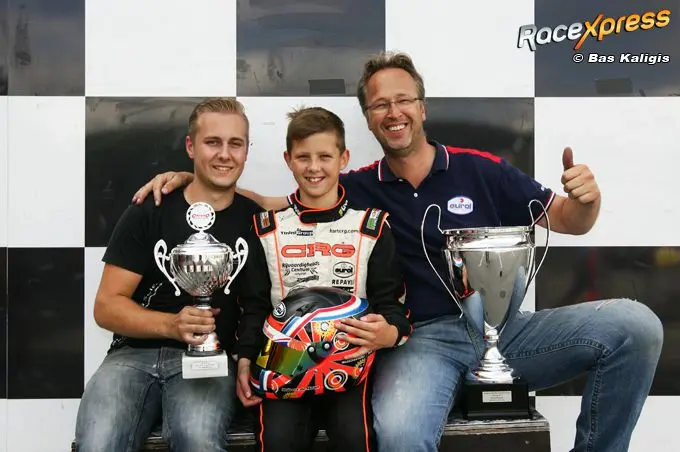 Robert de Haan en crew geniet van podium