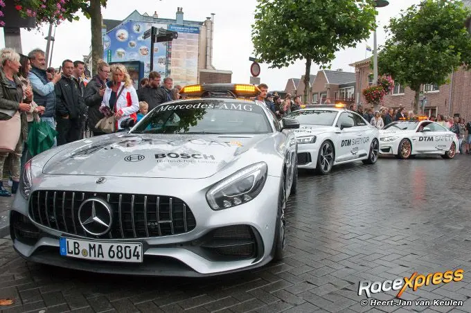 DTM- publieksevenement in het centrum van Zandvoort