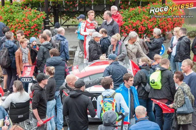 DTM- publieksevenement in het centrum van Zandvoort