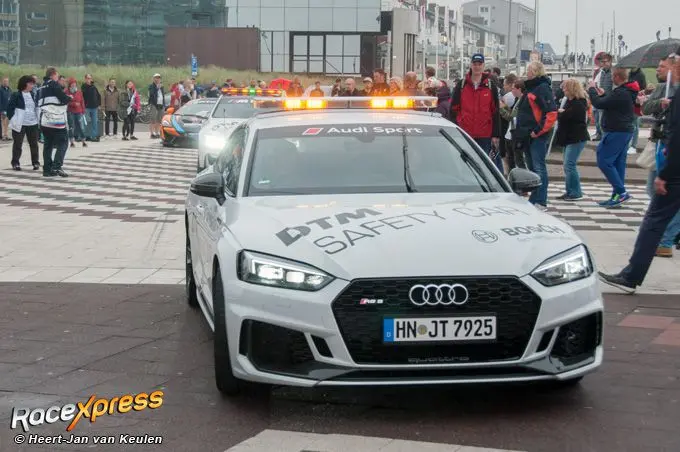 DTM- publieksevenement in het centrum van Zandvoort