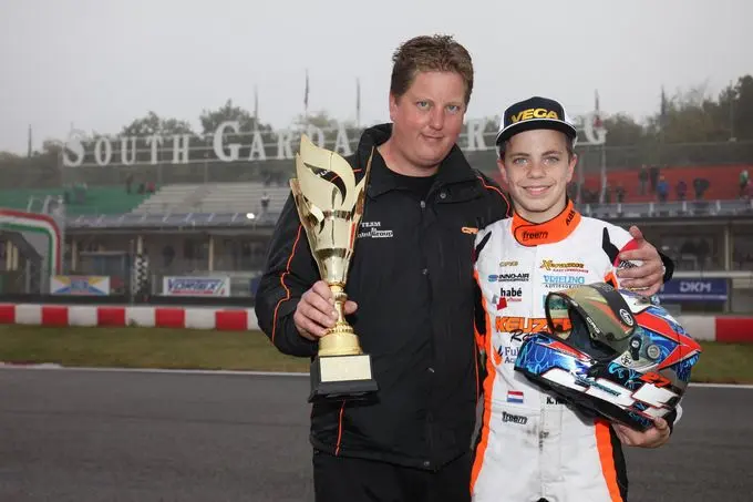 Kas Haverkort en teambaas Willemjan Keijzer
