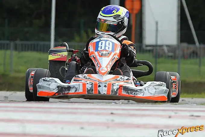 Milan Coppens in actie