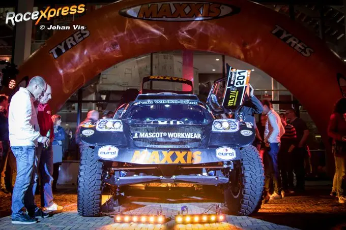 Maxxis Dakar Team presentatie 2017 Tim Coronel Tom Coronel