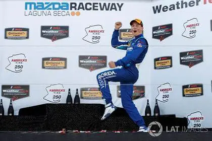 Renger van der Zande winnaar laguna Seca 2017