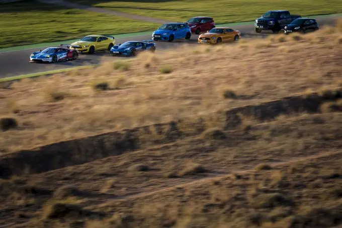 Acht Ford Performance-modellen gaan krachtmeting aan!