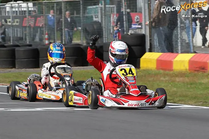 Tijs Kleinjan wint race