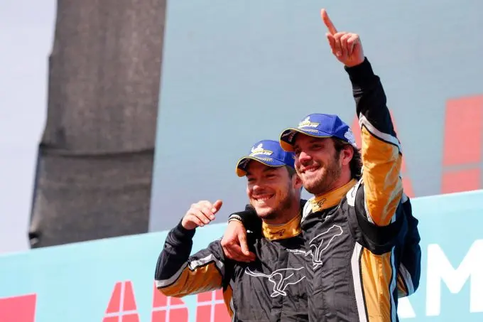 Jean-Eric Vergne André Lotterer TECHEETAH Fia Formula E podium