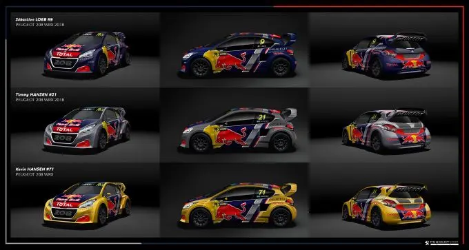 Team Peugeot Total streeft naar top met nieuwe 2018 versie Peugeot 208 WRX