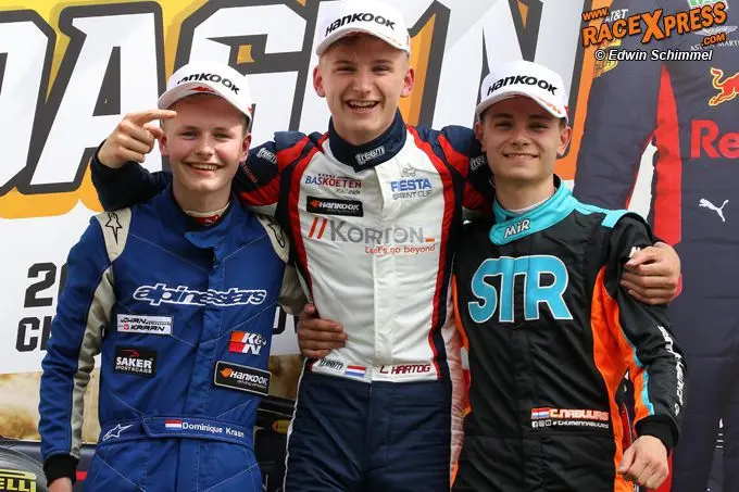 Thijmen Nabuurs bellond met podium