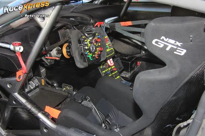 Honda NSX GT3 interior