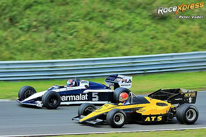 BMW F1 Brabham en ATS Historic Grand Prix Zandvoort foto Peter Vader