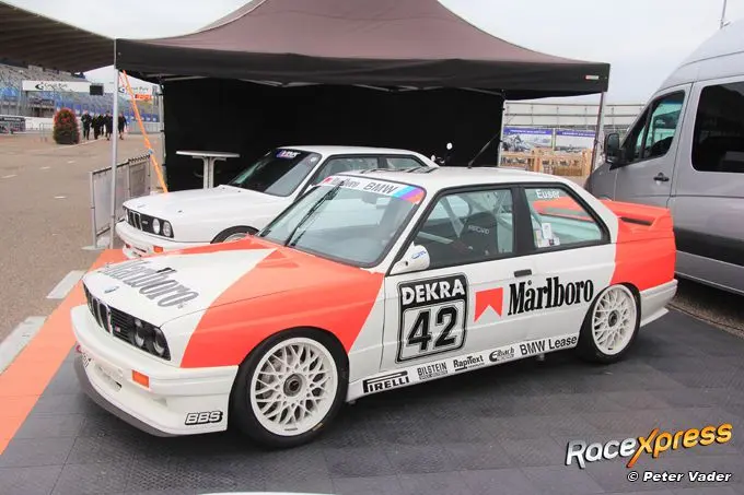 BMW M3 DTM Cor Euser Historic Grand Prix Zandvoort foto Peter Vader