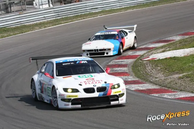 BMW M1 versus M3 Historic Grand Prix Zandvoort RX foto Peter Vader