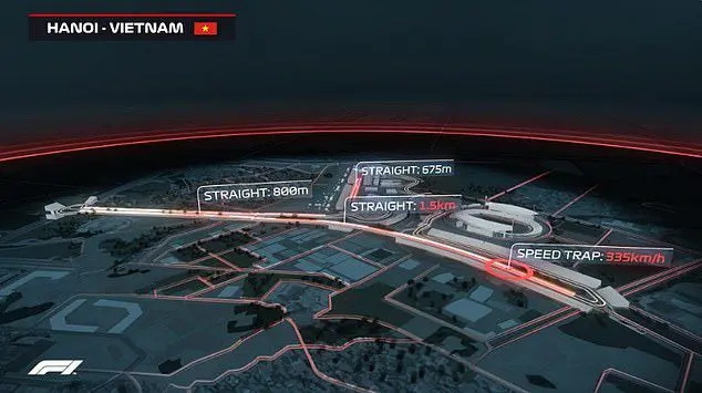 Hanoi F1 straights