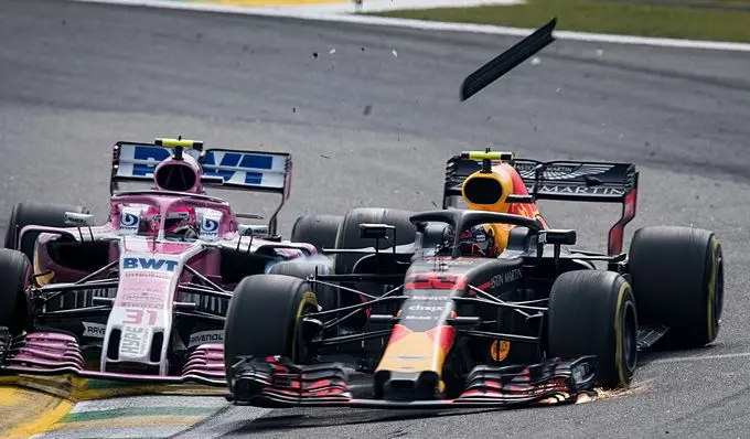 Ocon versus Verstappen