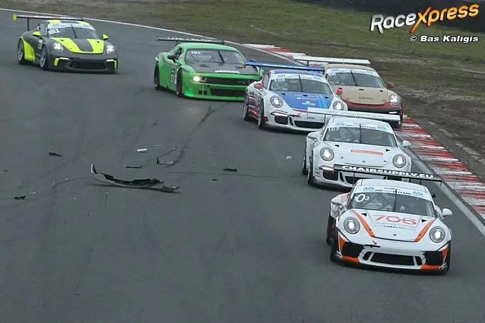 Porsches in de kopgroep