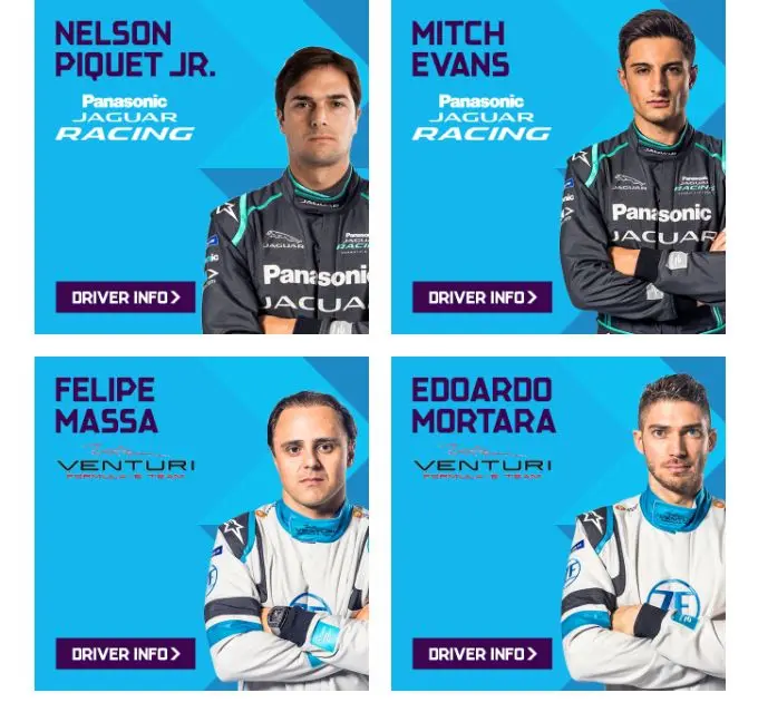 ABB Formula E line-up 2019