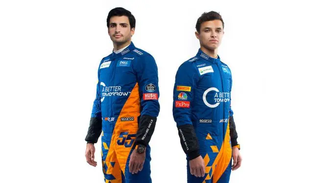McLaren Norris Sainz