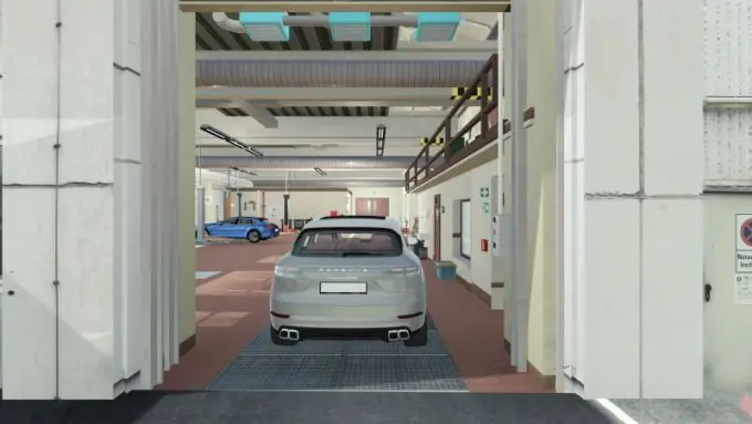 Porsche Start Autobahn