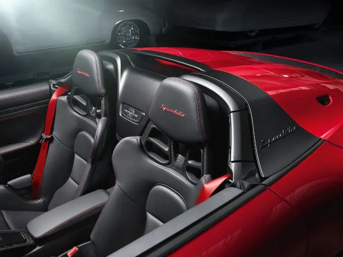 New York Porsche Speedster interior
