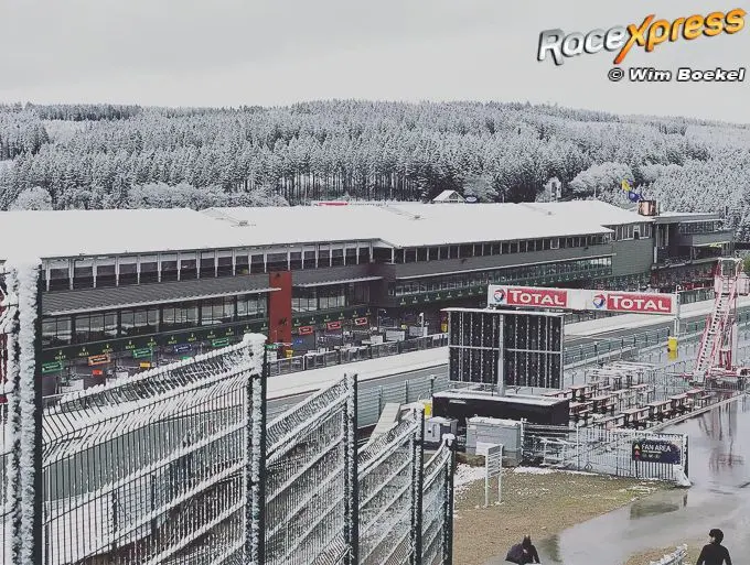 Winter wonderland tijdens FIA World Endurance op Spa-Francorchamps
