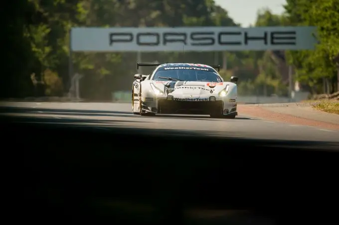 Le Mans 2019 testdag Ferrari 488 nr62 WeatherTech Racing