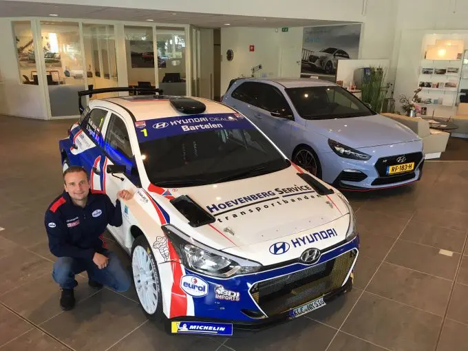 Bob de Jong met Hyundai i20 R5 favoriet in GTC Rally