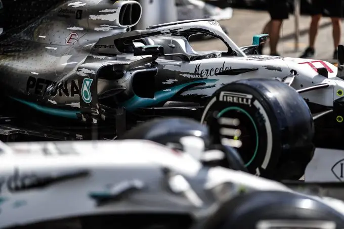 FOTO'S Mercedes AMG F1 Team 125 Year Hockenheimring