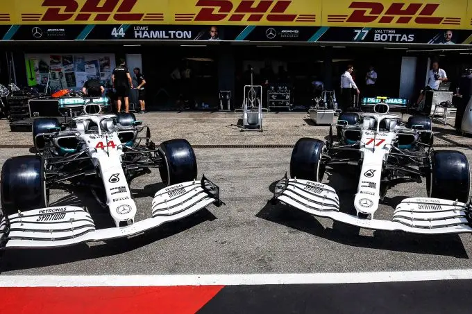 FOTO'S Mercedes AMG F1 Team 125 Year Hockenheimring