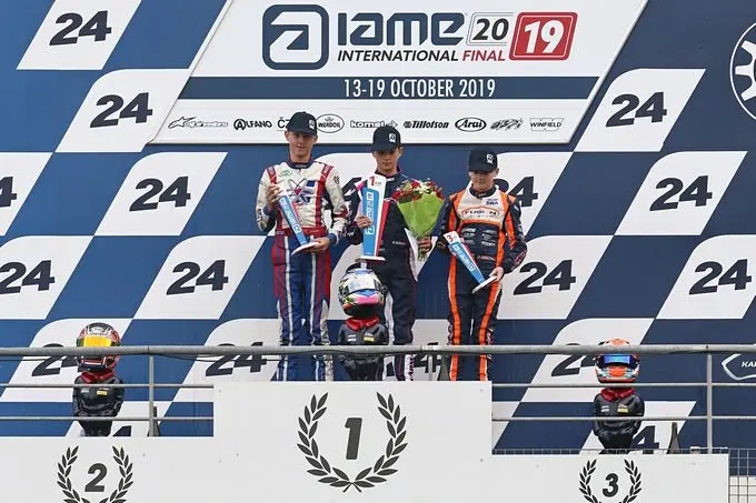 Robert de Haan links vice kampioen op WK IAME in Le Mans