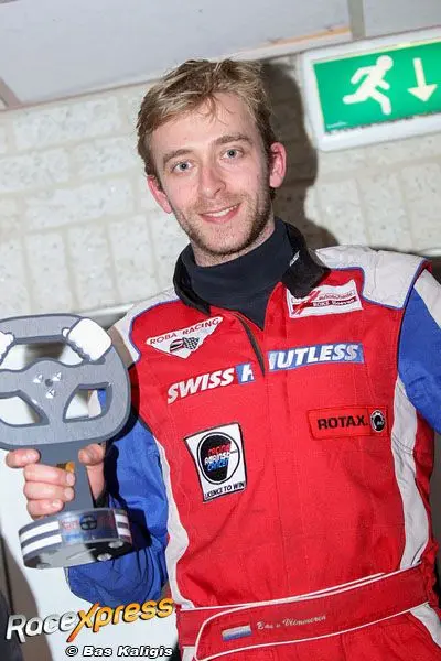 Kampioen Bas van Vlimmeren Rotax Max