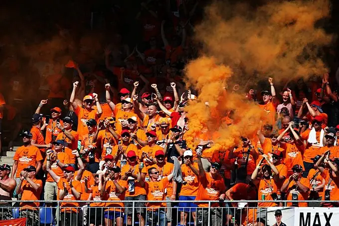 Oranje legioen Max Verstappen