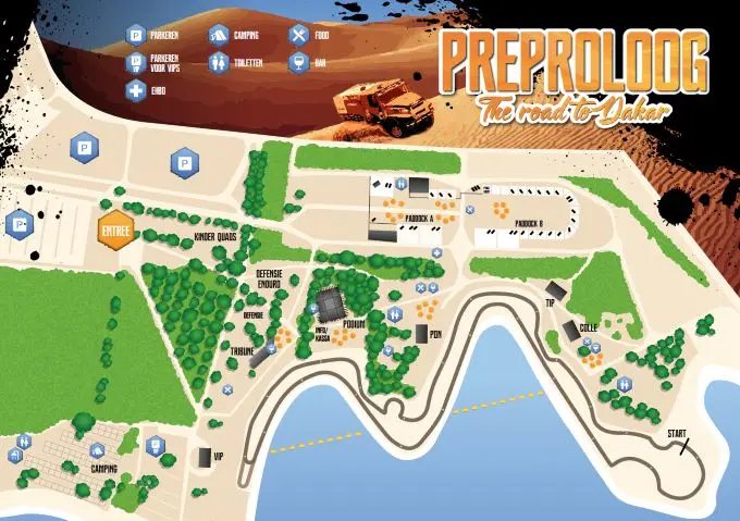 The road to Dakar! Plattegrond Preproloog