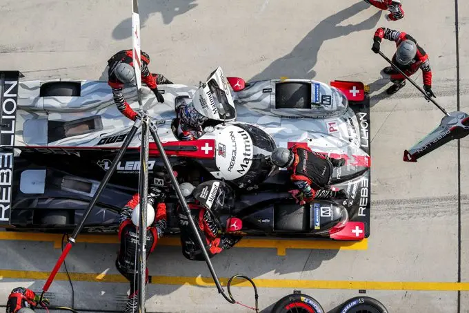 WEC Shanghai Rebellion pitstop