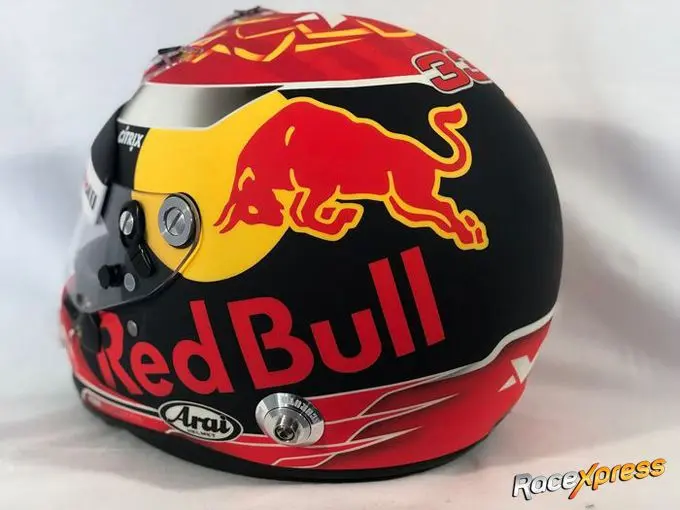 Max Verstappens helm