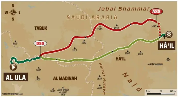 Dakar 2020 stage 5
