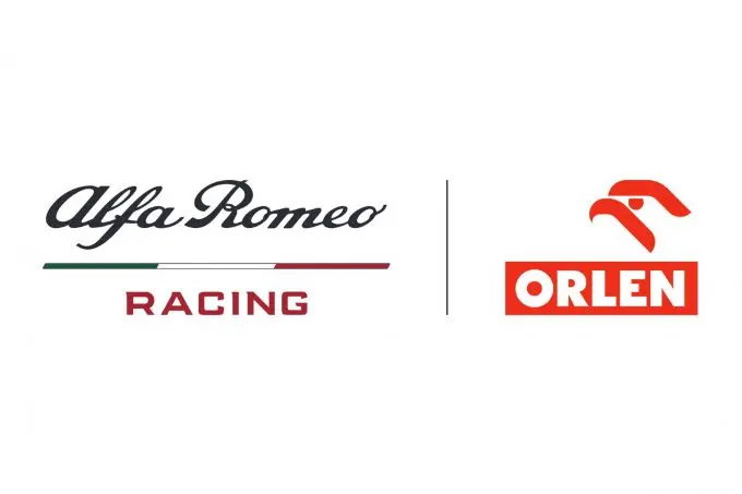 Robert Kubica F1 Alfa Romeo Orlen logo