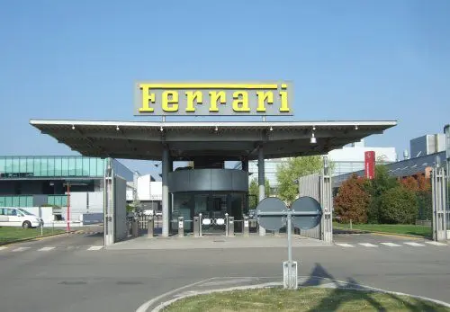 Ferrari entrance factory Maranello