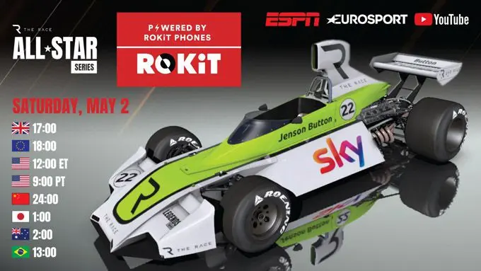 The Race All-Star Legends Trophy Jenson Button