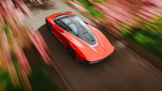 McLaren supercar tailgate