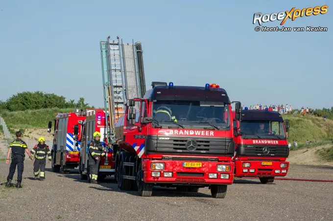grote rookpluimen boven Zandvoort! Brand op het terrein van Circuit Zandvoort