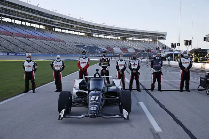 Rinus van Kalmthout Indy Car VeeKay Texas MotorSpeedway