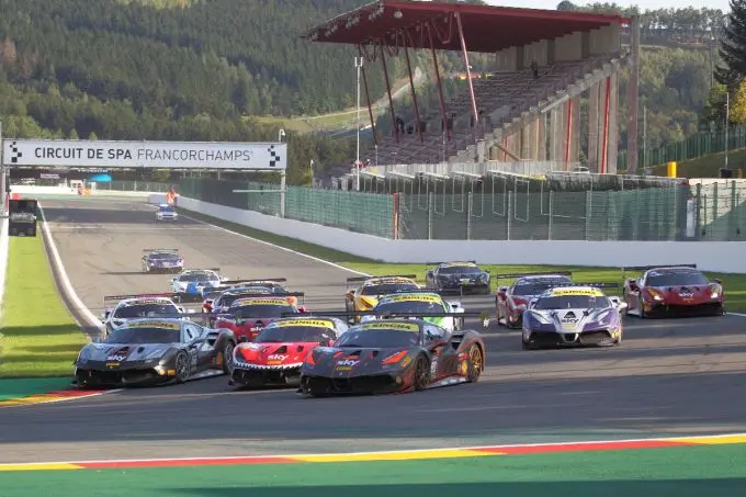 Roger Grouwels Ferrari Challenge Spa 2020 startveld