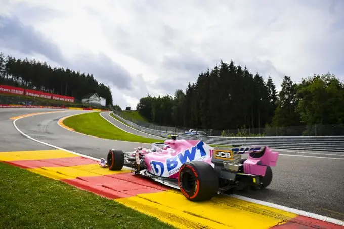 Racing Point F1 Spa Eau Rouge