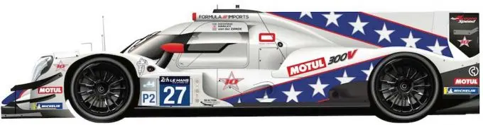 24 Hours of Le Mans #27 DragonSpeed Oreca 07 Gibson Renger van der Zande, Ben Hanley en Henrik Hedman